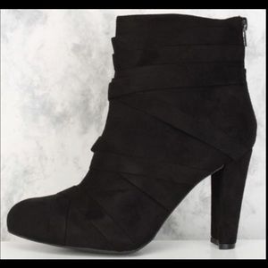 Black Crisscross Boot